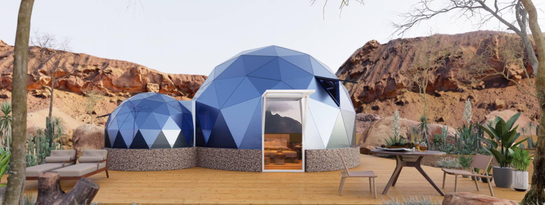 金乡县球形智能光伏玻璃星空房